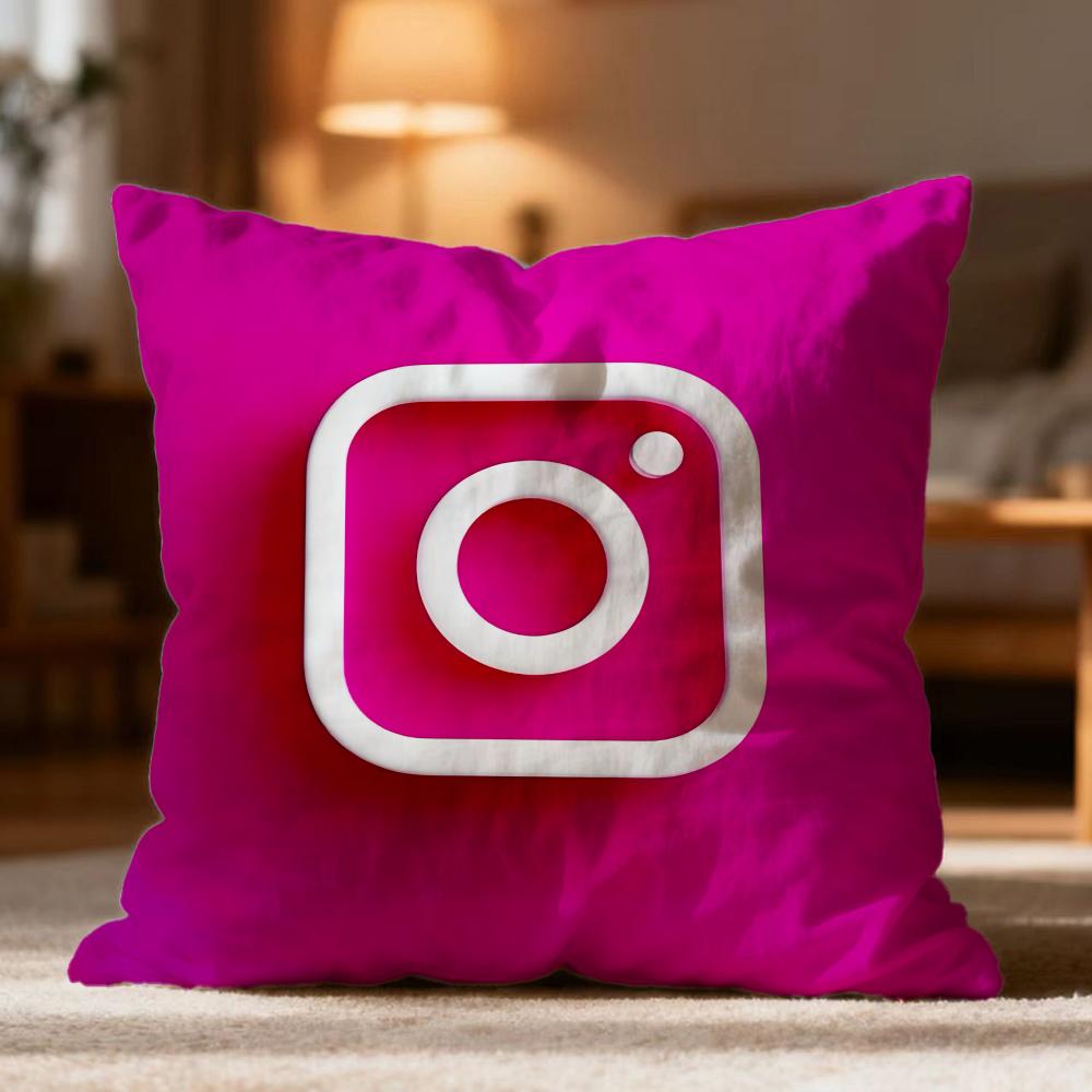 Горячая I-IInstagram Наволочка Мягкая Стирающаяся Подушка Чехол Многоцелевой для Дивана Кровати Путешествий Офиса