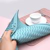 Silicone Dish Drying Mat Large Dish Drying Mat Counter Top Mat Dish Draining Mat Sink Mat Large Silicone Trivet Thickened Heat-resistant Pad