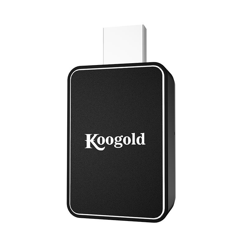 Koodold EC-106 Universal Smart Portable Wireless CarPlay Android Auto Screen Mirroring GPS Bluetooth USB Connections Black