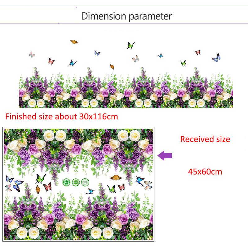Настенные наклейки для гостиной спальни минималистичные плинтусы цветы розы растения креативная линия талии фоновые картины настенное искусство домашний декор