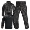 Mens Tactical Camo Training Suit Hiking Camping Outdoor Activities Breathable Durable Cotton Blend Combat Uniform