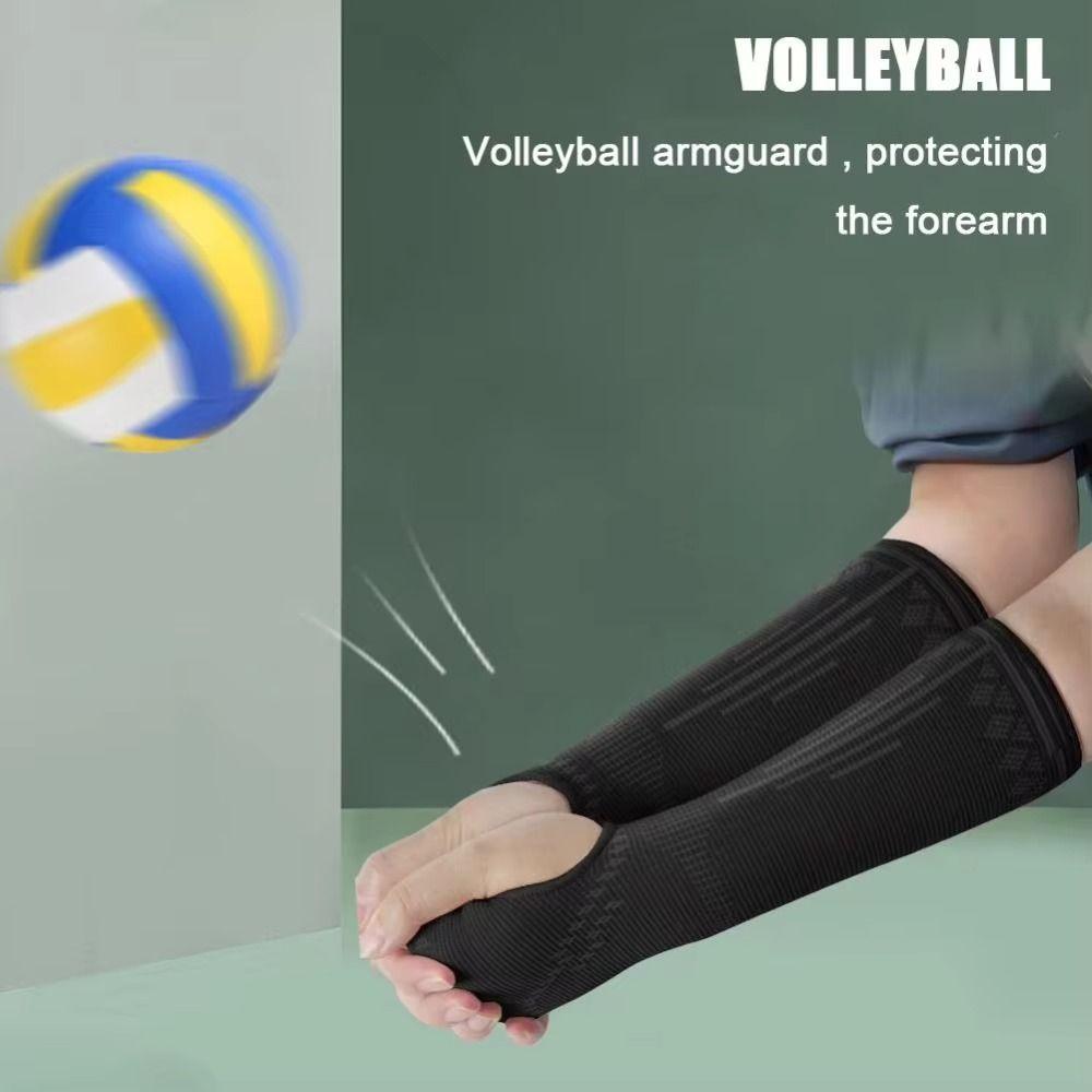 1Pair Sweat-absorbent Sports Wristbands Breathable Volleyball Wristbands Drive
