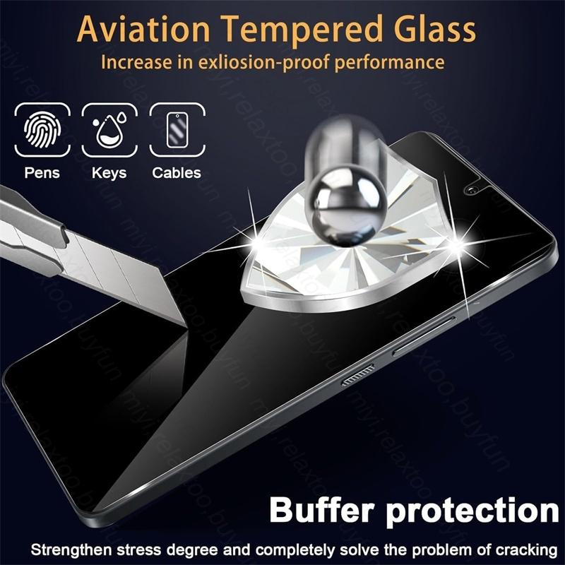 2PCS Privacy Tempered Glass Case For Samsung Galaxy S25/S26 Ultra Plus S 26 25 Edge Fingerprint-Unlock Anti-Glare Anti-Spy Glass