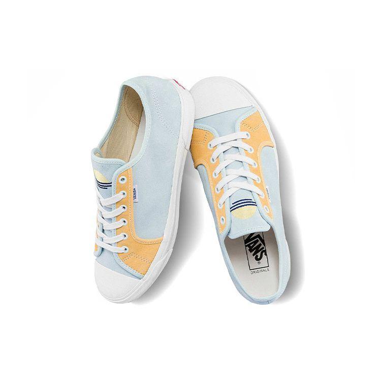 Vans OG Style 23 LX Повседневные низкие кеды для скейтбординга Унисекс Кроссовки Синий Желтый VN0A5JIZB57