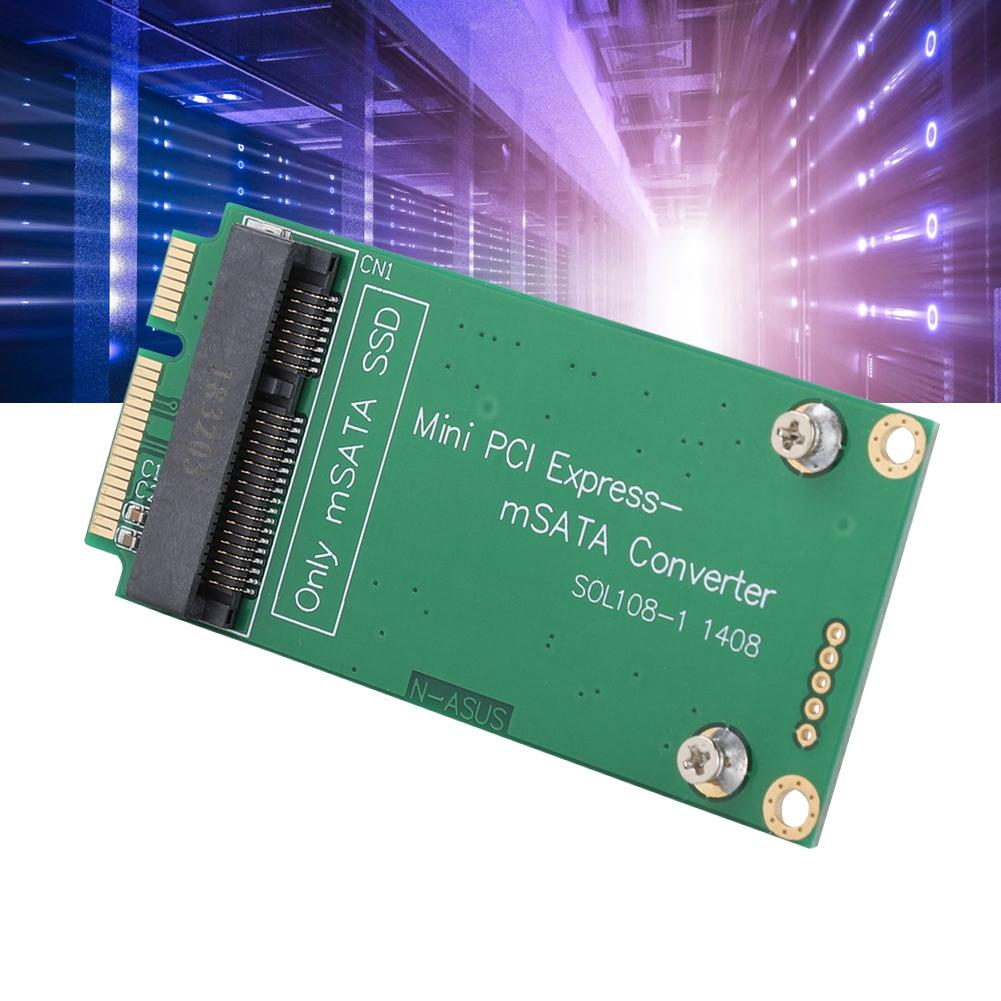 Переходник mSATA SSD на SATA Mini PCIE SSD Riser Card для ноутбука ASUS