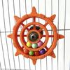 Bird Cage Toy Colorful Birds Steering Wheel For Parrots To Play And Explore Easy Installation