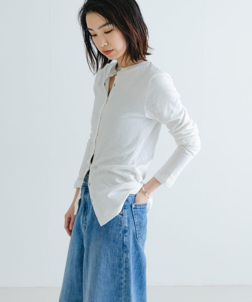 Женский кардиган с круглым вырезом Urban Research Made in Japan URA4-21T005 (Офф-Бесплатно)