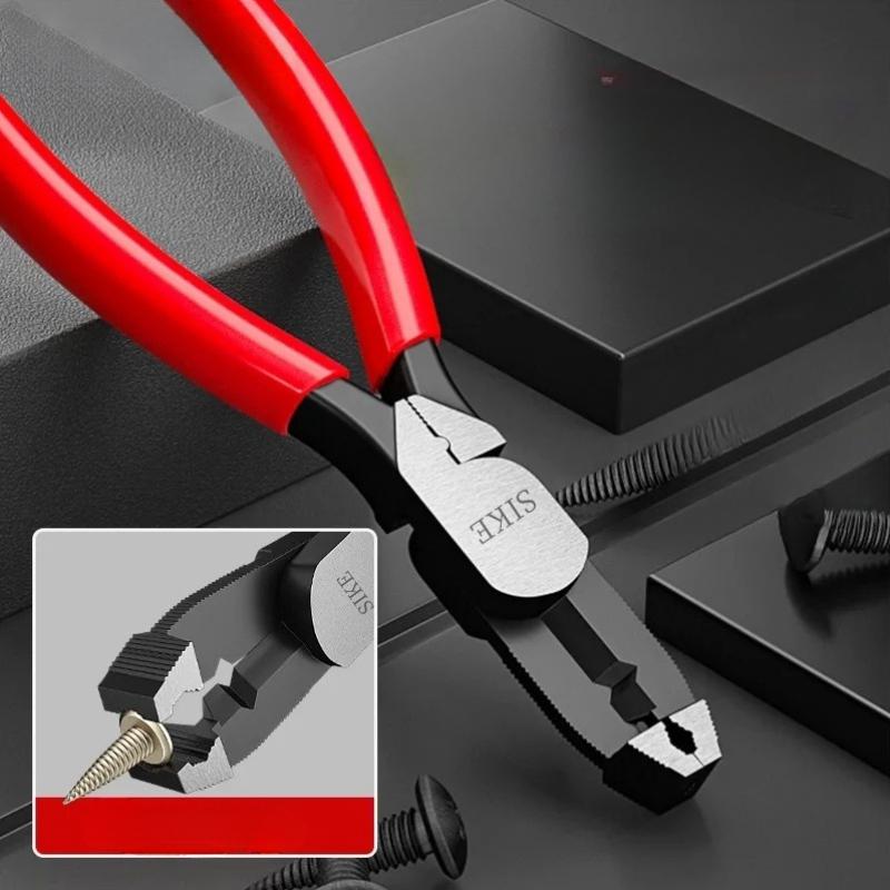 Allsome Многофункциональные плоскогубцы для удаления ржавчины/противоскользящие/поврежденные отвертки для быстрой резки и обжима проволоки для удаления гвоздей