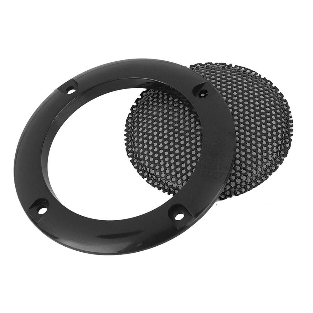 2Pcs Black Gold Silver Speaker Protective Grill Speaker Protective Accessory