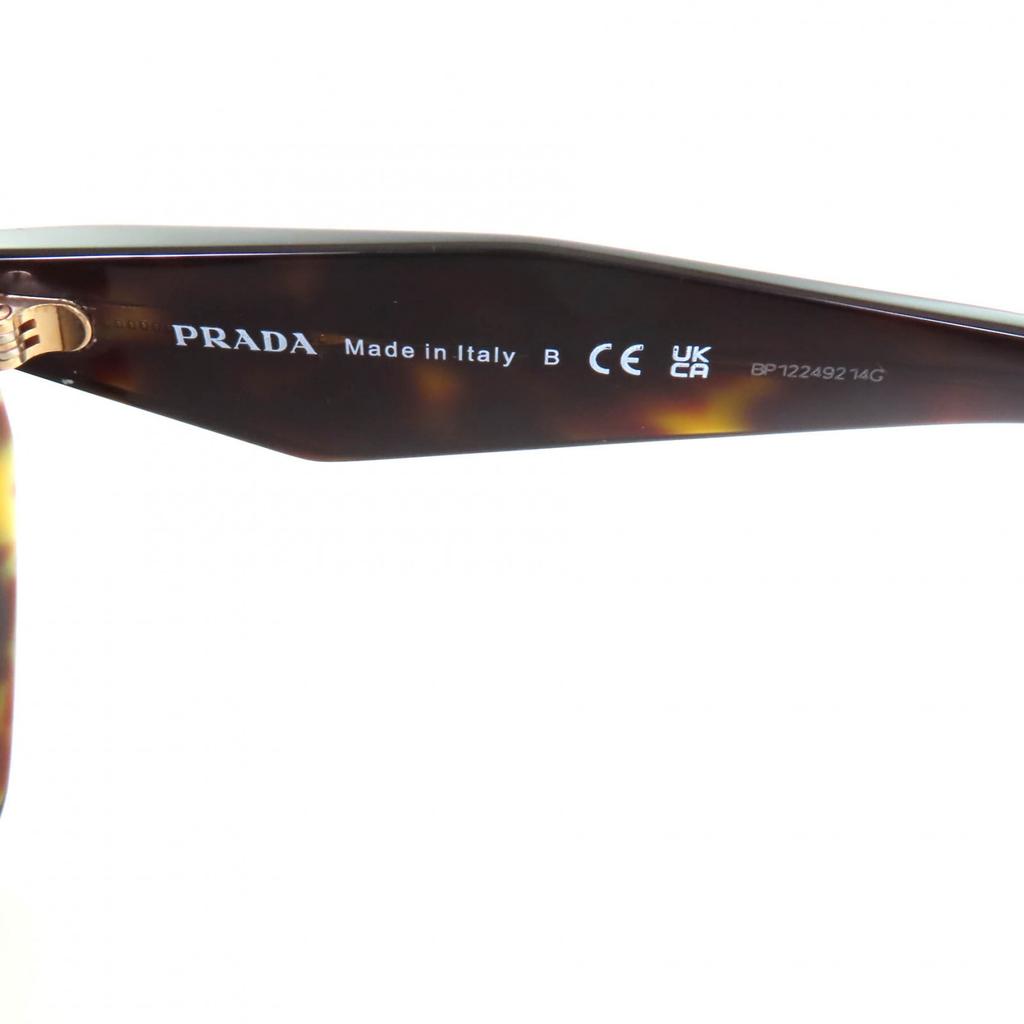 Excellent PRADA sunglasses Tortoiseshell pattern with logo Brown Women SPR19Z Used