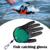 1Pcs Fish Catch Gloves Fishing Glove With Magnet Hook Non-Slip Gloves Catching Fish Latex Hunting Gloves For Accessories
