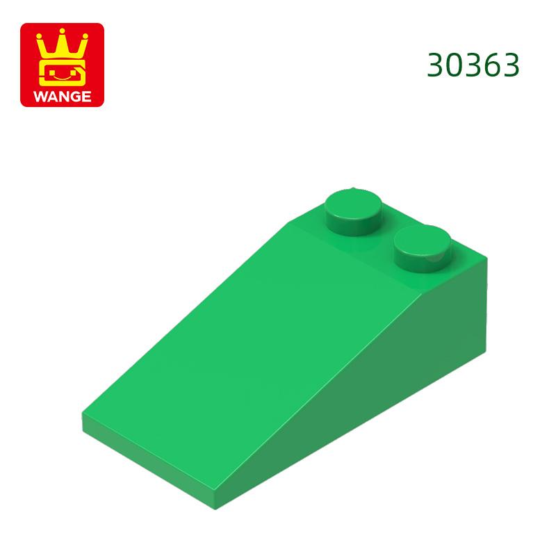 Нетоксичный 62 шт./лот 30363 Скат 18 2x4 отверстия Наклонный 2 ряда Кирпичик Moc Цветные Аксессуары Совместимые с Кирпичиками DIY Детская Игрушка