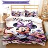 3pcs Minnie3 Cover Set - Personalized Name, HD Printed Bedding with 1 Cover and 2 Pillowcases - Perfect for Home Decor, Easy Care