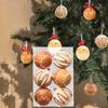 6 шт. Рождественские шары, украшения, елочные украшения, декоративные подвески на День благодарения