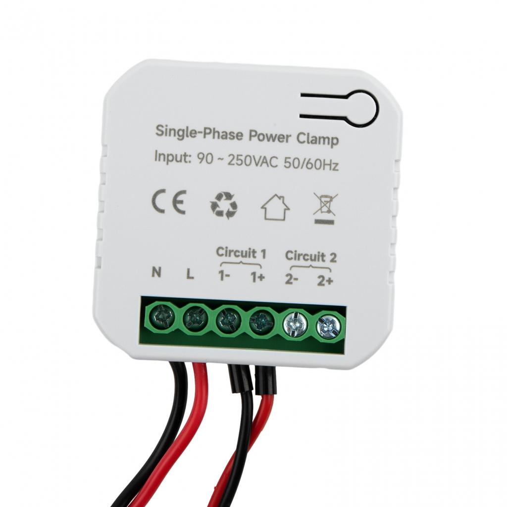 Tuya Smart Life WIFI счетчик энергии 80A с зажимом Ct App kWh