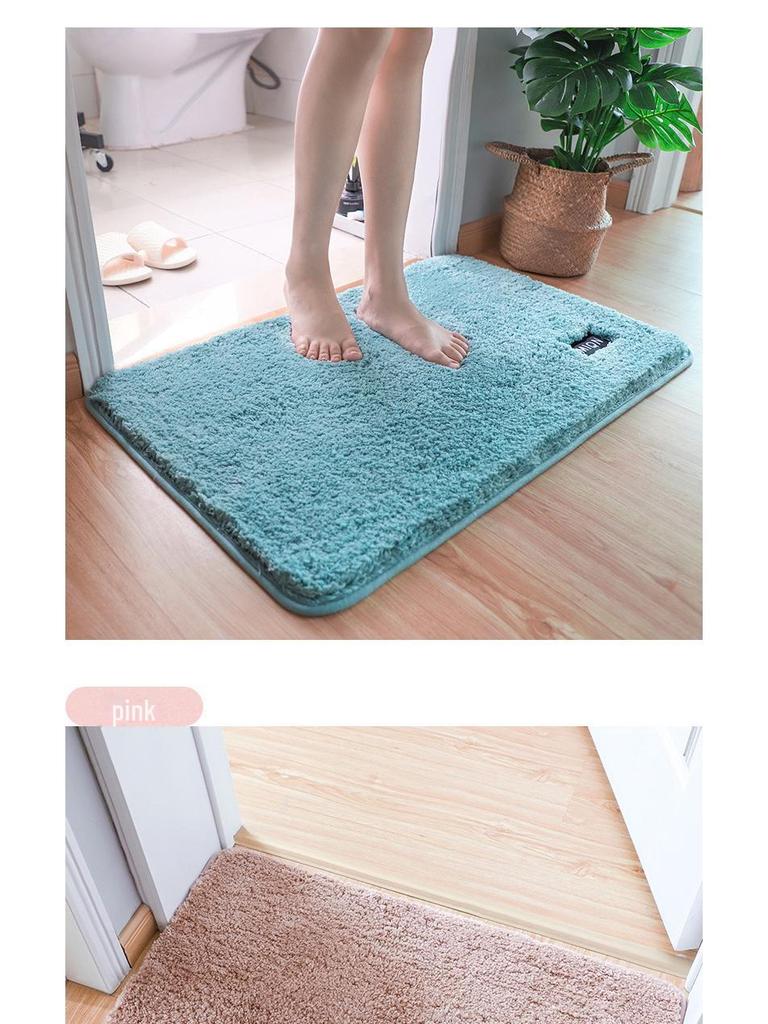 Ультрамягкий теплый нескользящий впитывающий коврик для ванной комнаты