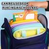 3-Layer Student Tutoring Bag Large Opening Document Storage Bag File Organizer  for Students
