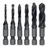 FiLwW Сверло-метчик, Твердосплавное сверло, Шестигранный хвостовик из быстрорежущей стали HSS, Набор