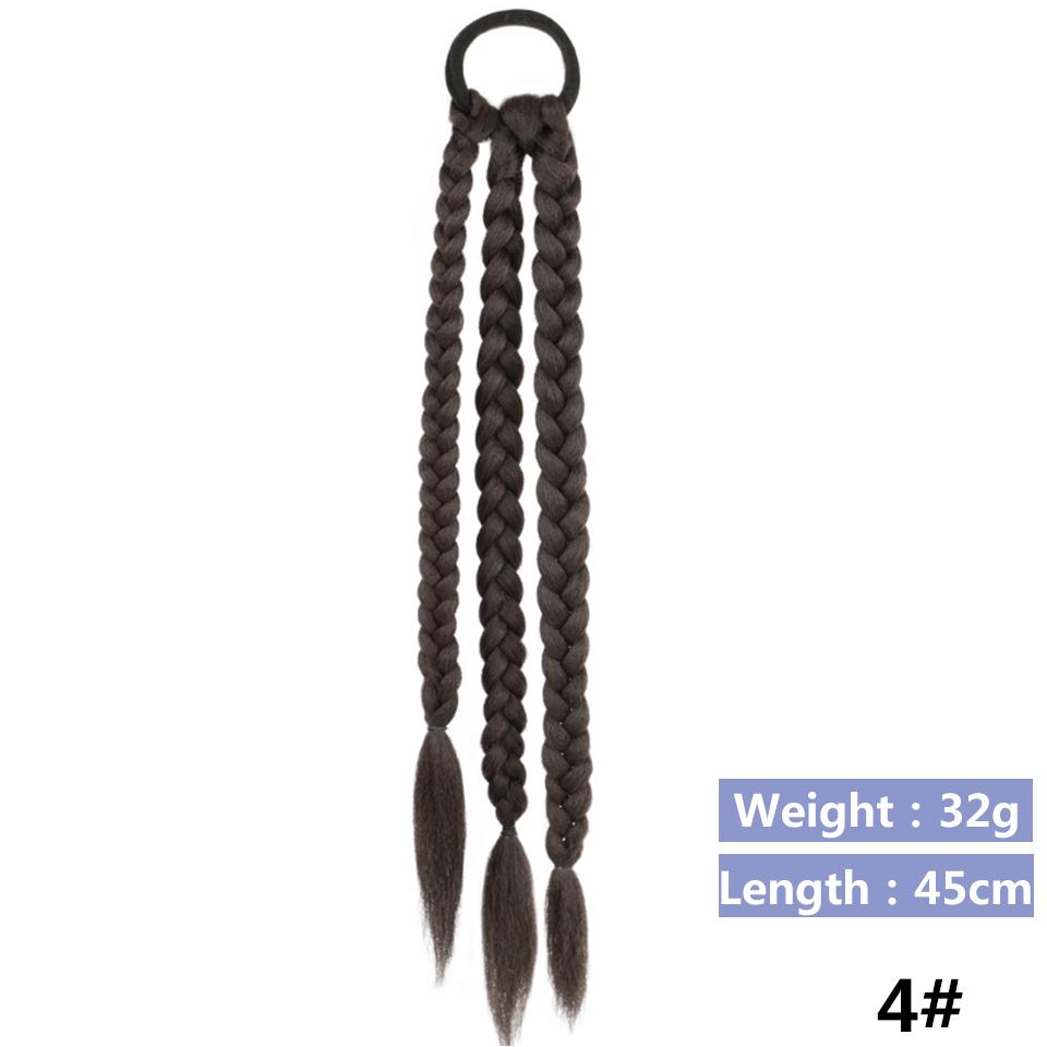 LUPU Синтетические боксерские косы, хвост для женщин, эластичная веревка для кос, резинка, аксессуары для волос, термостойкие накладные волосы