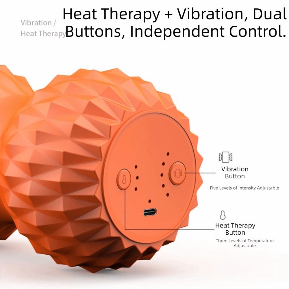 5 Modes Vibrating Vibrating Peanut Massage Ball Myofascial Release Tool Spine Alignment