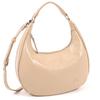 Сумка 2 в 1 круглой формы Бежевая 50501 [Kitamura] полуплечевая Z-0649 Женская