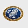 Medieval Athenian Owl Greek Hoplite Shield Viking Shield 60.96 Cm  Rustic  Home Decor Gifts Blue