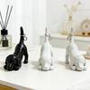 Dog Stretching Ring Holder Cute Dachshund Dog Tail Ring Organizer Resin Puppy Jewelry Holder for Desk Bedroom Decor Gift for Dog Lovers