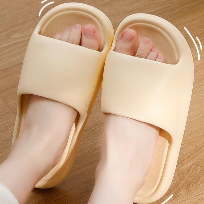 Домашняя платформа тапочки из ЭВА обувь для гостиниц односложные тапочки для ванной нескользящие наступающие на дерьмо износостойкие туфли