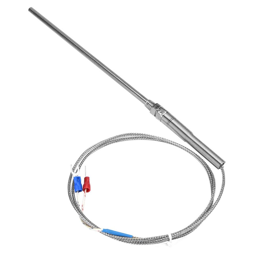 M8 Thread Type K Thermocouple 150mm Probe Temperature Sensor Wire 0-400 celsius (1 m)