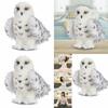 Adorable Wizard Snowy Owl Plush Toy Soft Stuffed Doll For Kids Christmas Gift