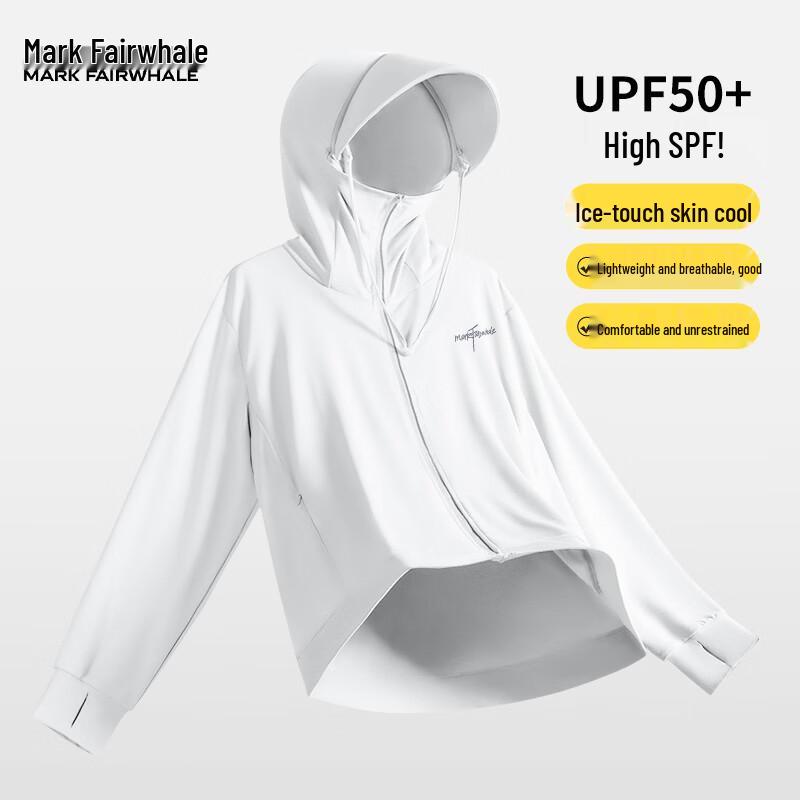 Mark Fairwhale Мужская толстовка с капюшоном для защиты от солнца UPF50+ из ледяного шелка