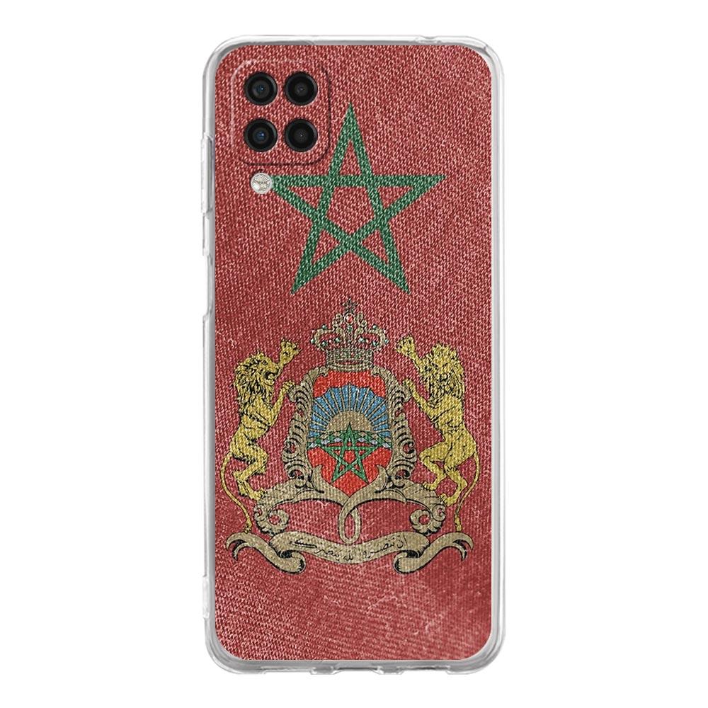 Moroccan flag Maroc Morocco Phone Case For Samsung A13 A33 A35 A55 A73 A53 A23 A51 A71 A21S A31 A41 A05s A03S A15 A25 5G Cover