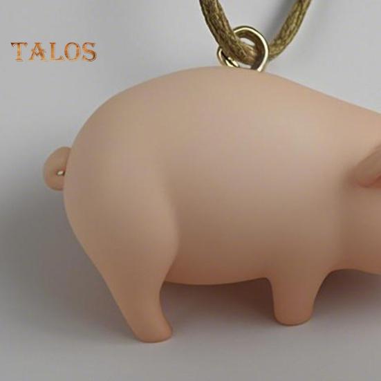 Милая подвеска в виде свиньи, украшение для салона автомобиля, забавная, меняющая цвет жареная свинья, подвеска в виде поросенка, автомобильный аксессуар для зеркала заднего вида