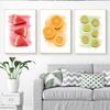 Modern Living Room Decorative Painting Ins Fresh Fruit Nordic Cuadros Decoracion Salon Watermelon Lemon Posters and Prints