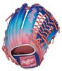 Rawlings Бейсбольная перчатка Soft HOH UV GAPHIC N6 BASIC, Бейсбол, Универсальная перчатка, GR6HUVN65, Розовая, 11,75 (Бросок левой рукой)