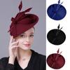 Fascinators Womens Flower Derby-Hat For Cocktail Ball Wedding Headband Hat