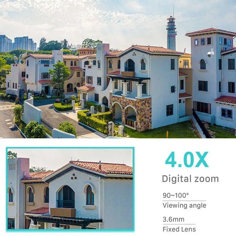 8-мегапиксельная 4K IP-камера, 5-мегапиксельная скоростная купольная PTZ-камера с автоматическим отслеживанием, умный дом, уличная беспроводная WIFI камера, монитор наблюдения