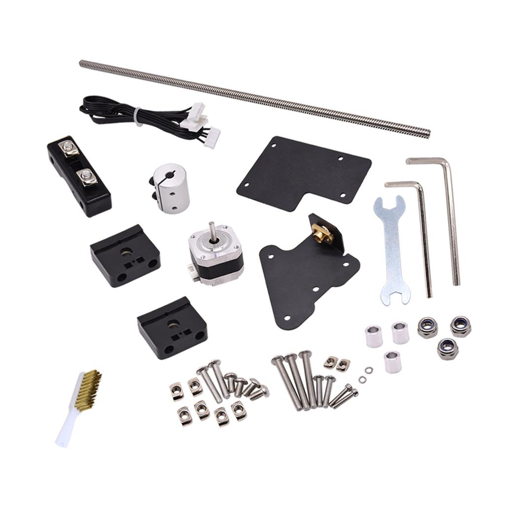 For Ender-3 Dual Z-axis Upgrade Kit with 365mm Lead Screw and 34mm Stepper Motor Z-Tension Slider Screws Set