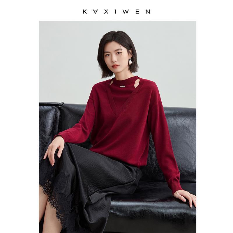Fashionable Fake Two Off Shoulder Tops