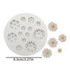 3D Daisy Silicone Molds DIY Fondant Craft for Cake Candy Chocolate Sugarcraft Dessert Pastry Decoration Kitchen Baking Tools