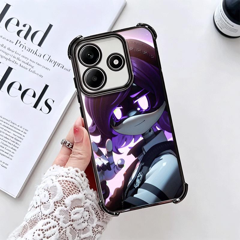 M-Murder D-Drones Uzi Doorman Plating Phone Case For Xiaomi Redmi Note 14 15 Pro Plus 13 12 11 11S 11T 10 9S 9 5G Anti-Fall Aira