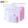 100pcs/pack Resealable Zip Lock Bags Self Seal Clear Poly Bag Food Storage Package Vacuum Storage Bag Reclosable Fresh Organizer