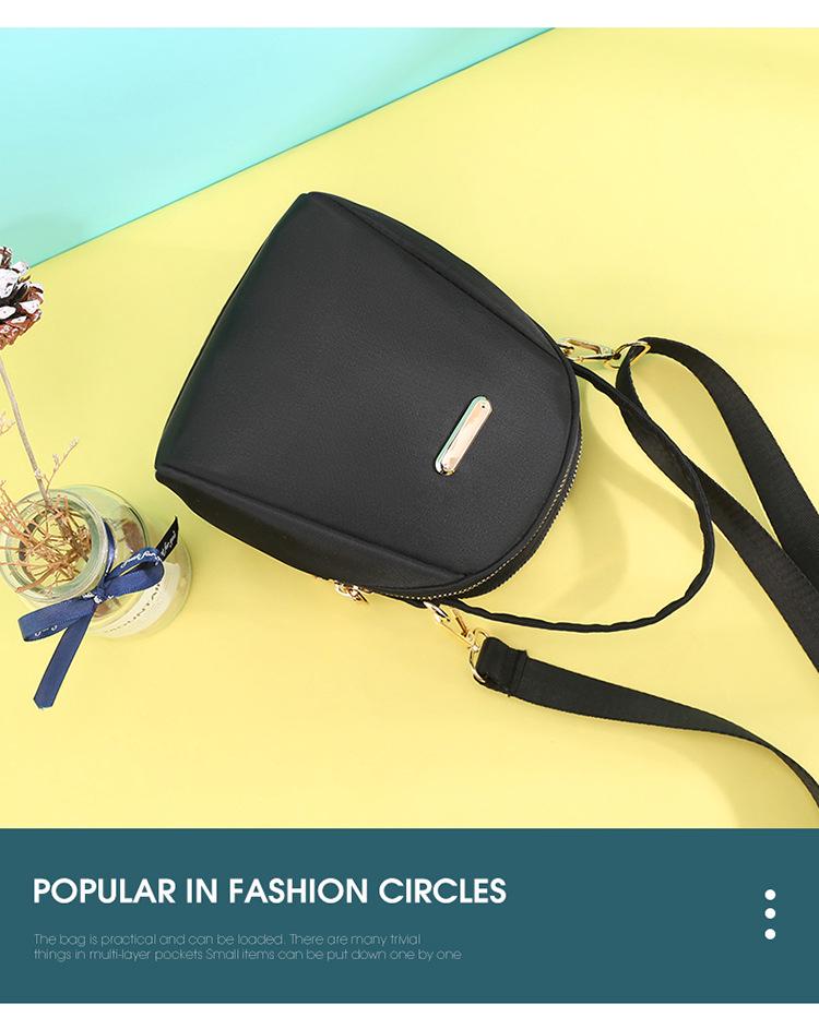 2023 Trendy Canvas Shoulder Messenger Bag for Women, Summer Fashion, Simple & Versatile Oxford Cloth Small Bag