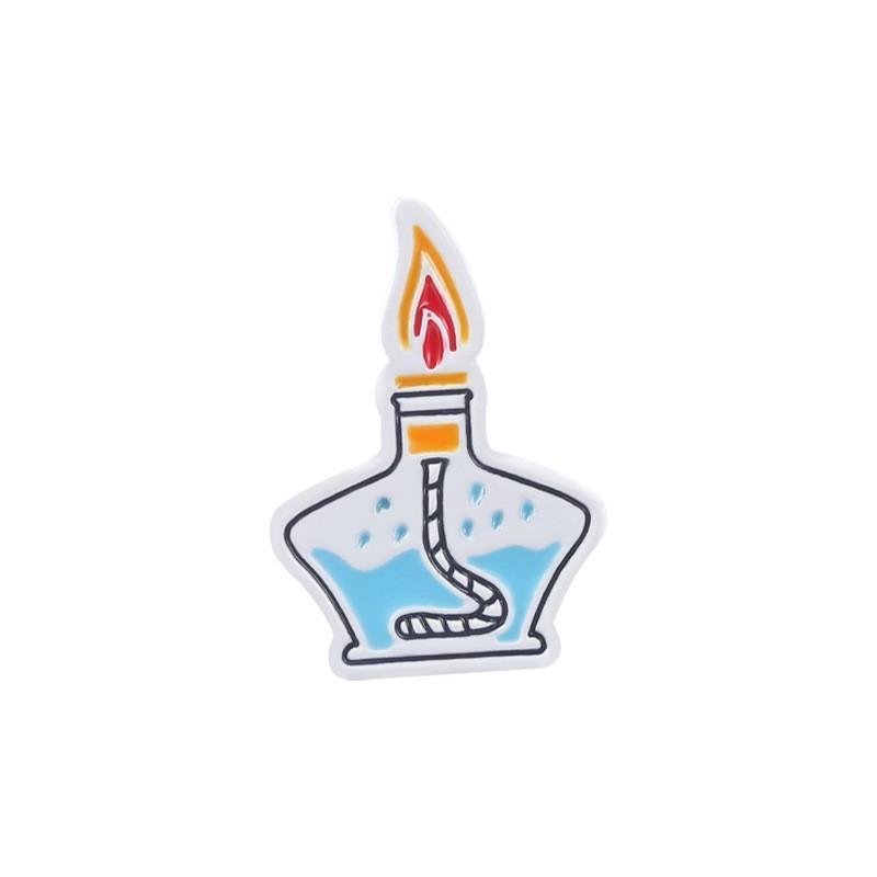 Креативные Персонализированные Металлические Мультяшные Броши Уникальные Геометрические Значки для Стильных Аксессуаров