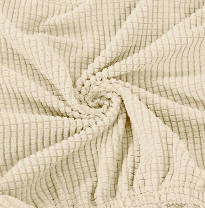 Scandinavian Chair Cover Cream Jacquard