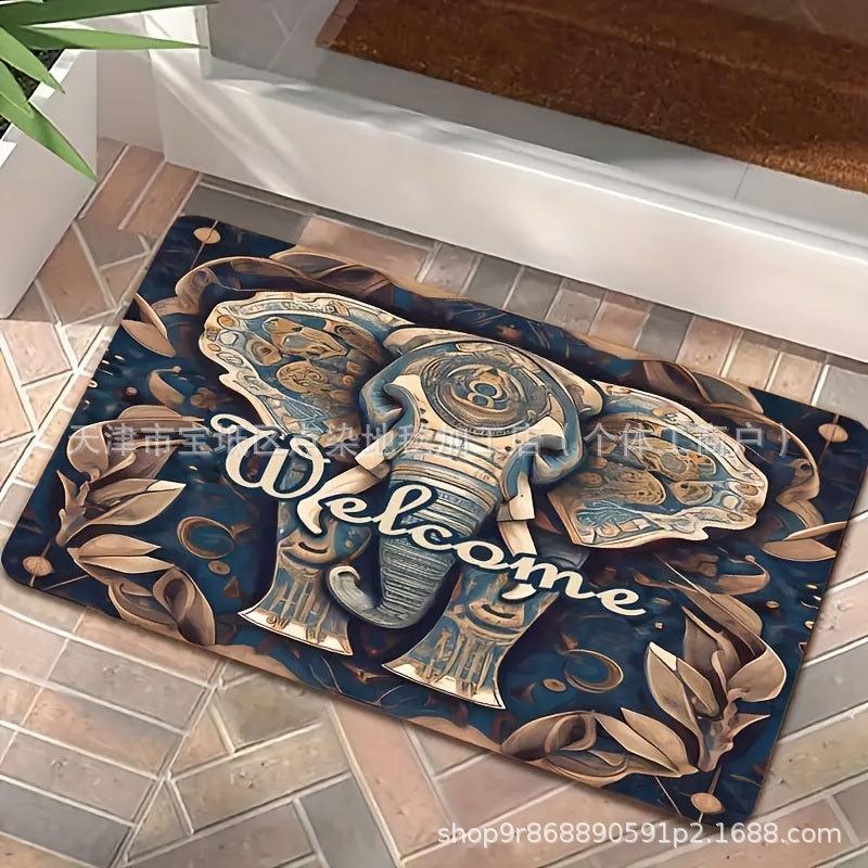 Semi-circular Floor Mat Entrance Door Mat Dirt Resistant Door Mat Kitchen Door Mat