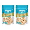 Happilo Premium Roasted and Salted Cashews 200g (Pack of 2) | Freshly Oven Roasted | Premium Kaju Nuts | Nutritious, Crunchy & Delicious