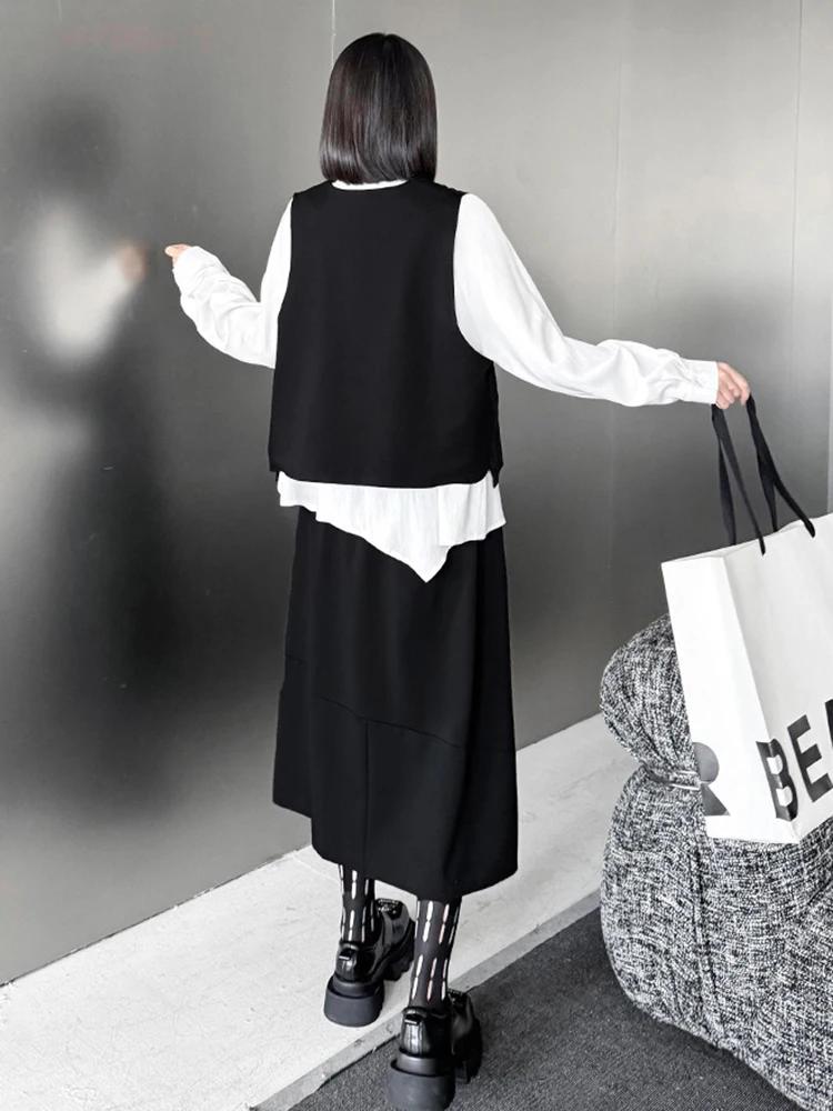 Xitao Асимметричные комплекты в стиле пэчворк с застежкой-молнией GMM1266