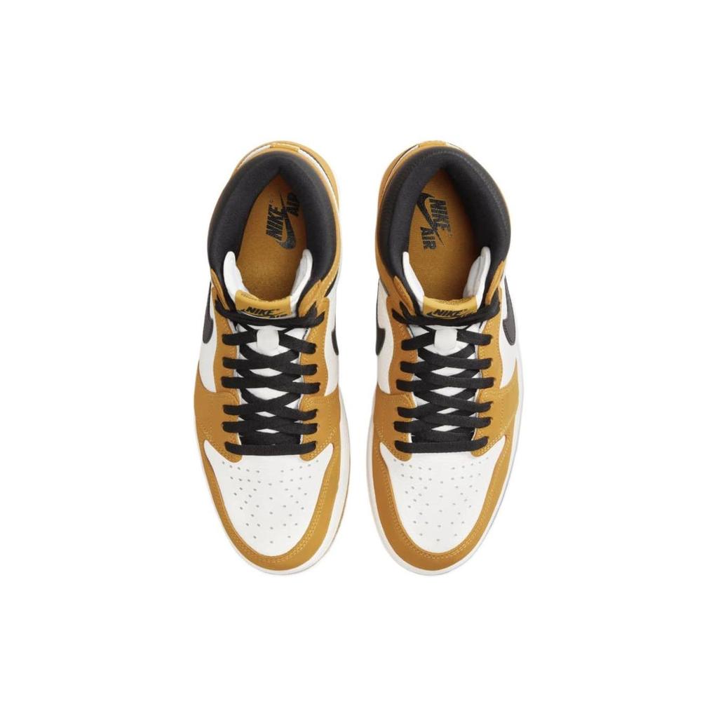 Кроссовки унисекс Air Jordan 1 Retro High OG Yellow Ochre Black Sail DZ5485-701