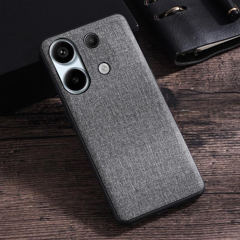 Для POCO M6 Pro 4G X6 Pro F5 Pro F5 X5 Pro M5 M4 X4 GT M4 Pro F3 M3 Pro X3 NFC тканевый чехол с жестким чехлом из мягкого ТПУ Fundas